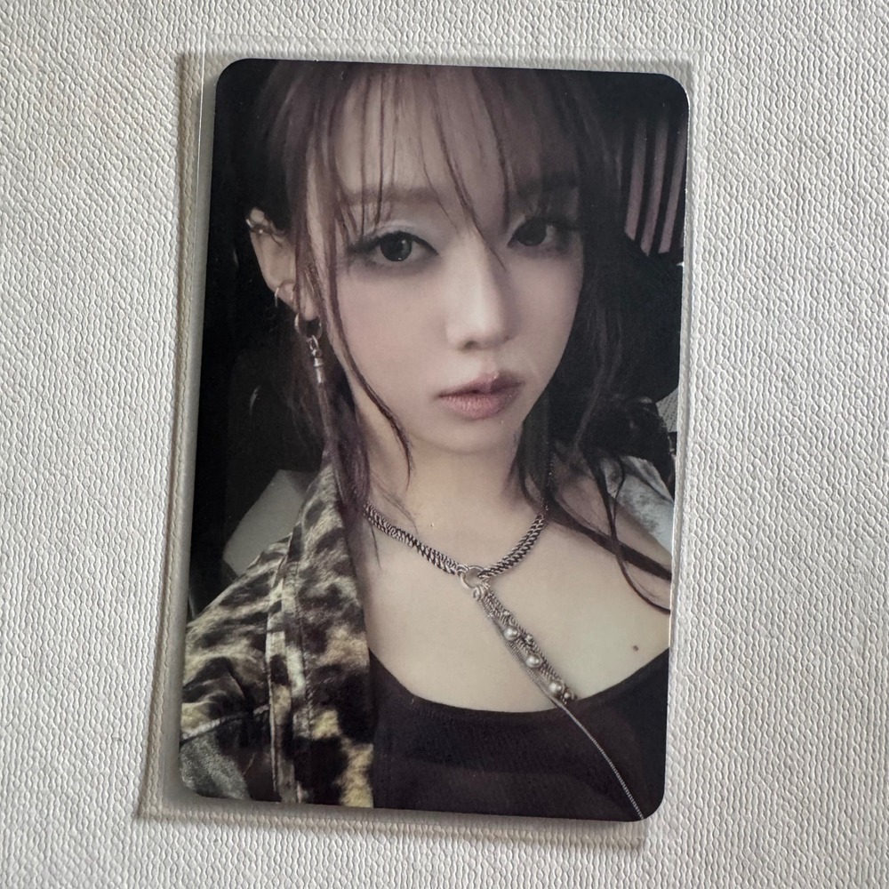 AESPA Winter "Dirty Work" Official Photocard